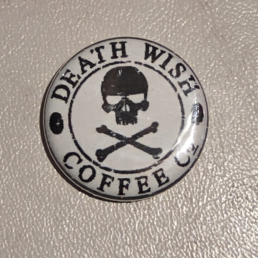 Black and White Button